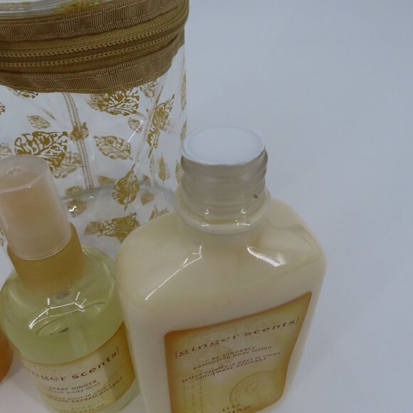 VTG Avon Ginger Scents Bath Set Shower Gel Body Mist Lotion NEW Open Package - Picture 6 of 14